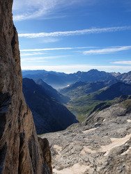 Traversée par l' Arête petit Vignemale - grand Vignemale