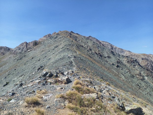 Traversee crete de Curlet, Marcelettes, Estronques