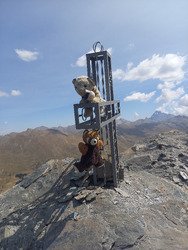 Traversee crete de Curlet, Marcelettes, Estronques