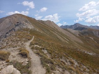 Traversee crete de Curlet, Marcelettes, Estronques