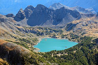 le sentier du lac d'Alos est ouvert depuis mi juin.Un beau panorama 