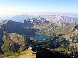 le sentier du lac d'Alos est ouvert depuis mi juin.Un beau panorama 