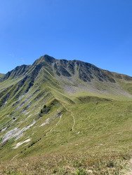 Vue sur La Plagne - Mont Jovet et crête des Étroits