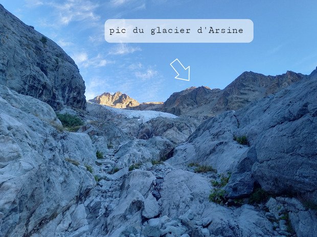 Pic du glacier d'Arsine (3364)