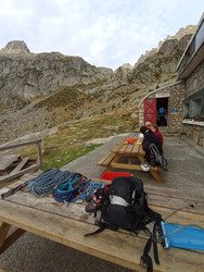 W.e grimpe au refuge du Larribet