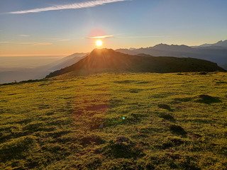 Pic d'Escurets depuis le plateau du Bénou 