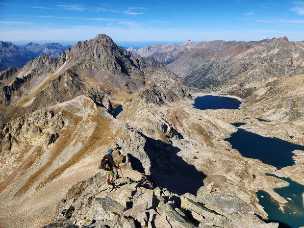 Le Pic d'Arriel (2824 m) par son arête Est