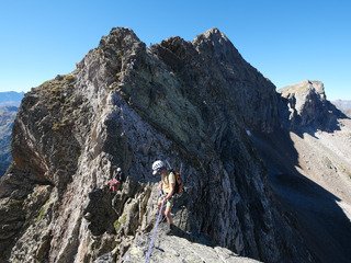 Le Pic d'Arriel (2824 m) par son arête Est