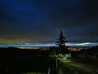 Les lumières de la Saintélyon