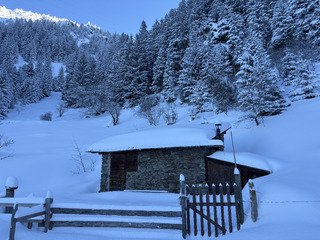 Ski de rando au lac du Venetier 