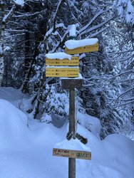 Ski de rando au lac du Venetier 