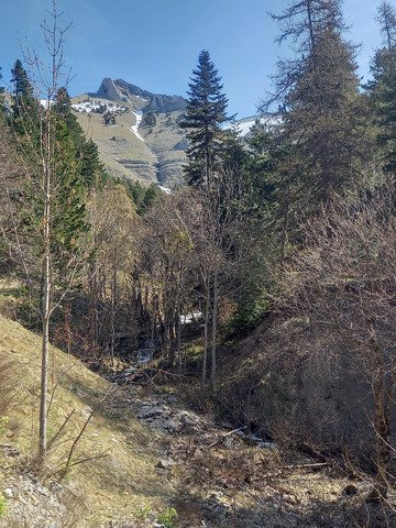 Traversee de la Gresiniere depuis Rabou