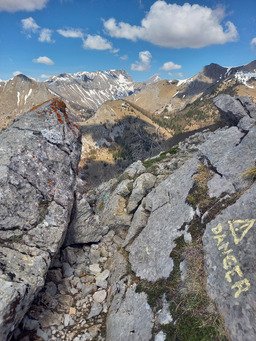 Traversee de la Gresiniere depuis Rabou