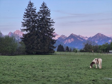 Lever de soleil en Bavi&egrave;re 
