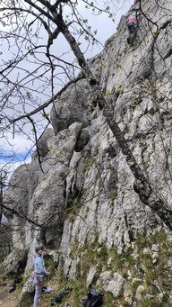 Escalade &agrave; Pont de Roide