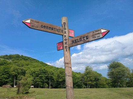 Txaruta en boucle depuis Donamaria 