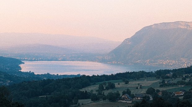Sunset ride (avec la view)