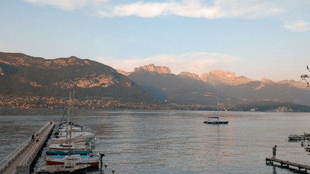 Sunset ride (avec la view)