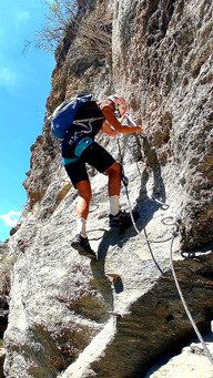 La Via Ferrata du Pichet, c'est dr&eacute; p&ecirc;chu !