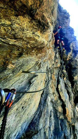 La Via Ferrata du Pichet, c'est dr&eacute; p&ecirc;chu !
