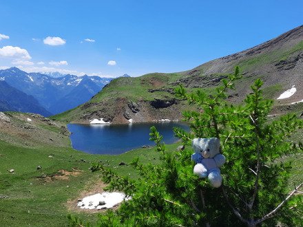 Pic vert en boucle par lac gary