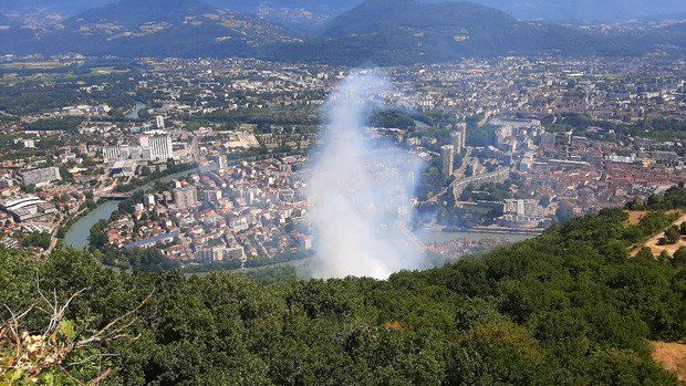 &Ccedil;a chauffe &agrave; La Bastille de Grenoble !