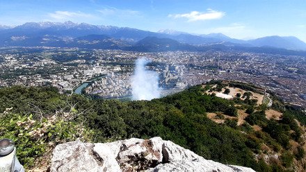 &Ccedil;a chauffe &agrave; La Bastille de Grenoble !