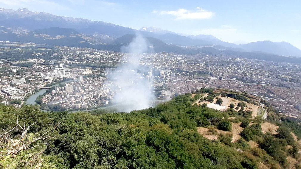 &Ccedil;a chauffe &agrave; La Bastille de Grenoble !