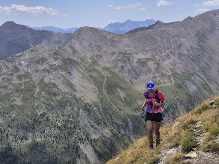 Pic de Boussolenc depuis Les Orres.