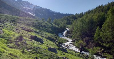 Pointe de l'Eyssina (2837) par le lac du crachet