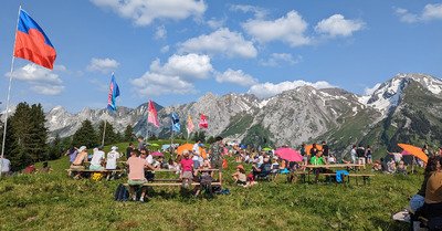 Le champ des platines @La clusaz