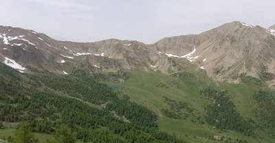 Traversee des cretes de l'Aupillon (2918) Station des Orres