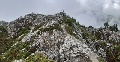 Trailing on the moon