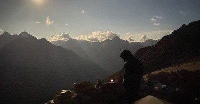 La grimpe avant l'orage