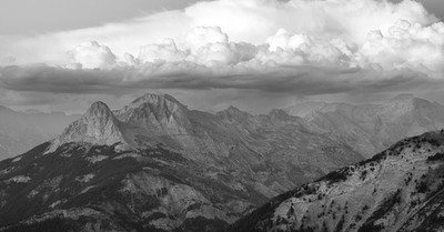Coucher de soleil au Col d'Allos
