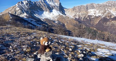 On finit l'ann&eacute;e par une belle journ&eacute;e dans le Devoluy 