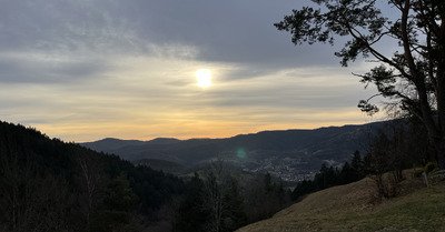 Salutations au soleil qui avait du mal &agrave; nous r&eacute;chauffer !