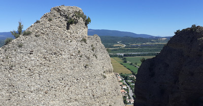 Boucle autour des mées. 