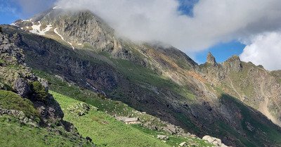Lacs des celliers, neige/brouillard 