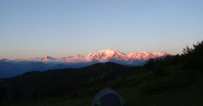 Petit bivouac au Col du Jaillet