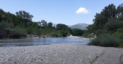 VTT Boucle en diois. Croix de justin