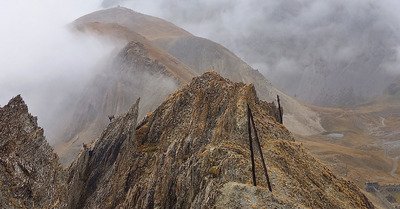 Intemp&eacute;ries & Bouquetins ! But climato dans la Meyna