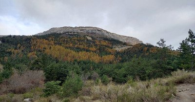 Tour de Ceuse par mauvais temps 