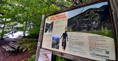 Bien au frais &agrave; La Morte pour via ferrata et escalade 