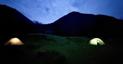 Bivouac orageux