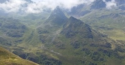 Ambiance splendide sur les crêtes 