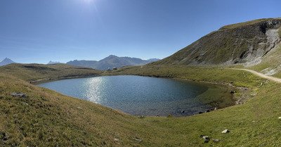 Petite p&ecirc;che au Lac du Chardonnet!