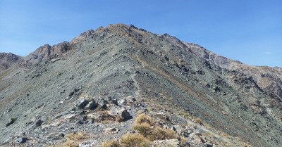 Traversee crete de Curlet, Marcelettes, Estronques