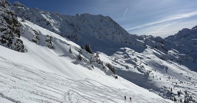 Ski de rando au lac du Venetier 