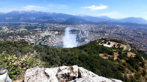 &Ccedil;a chauffe &agrave; La Bastille de Grenoble !